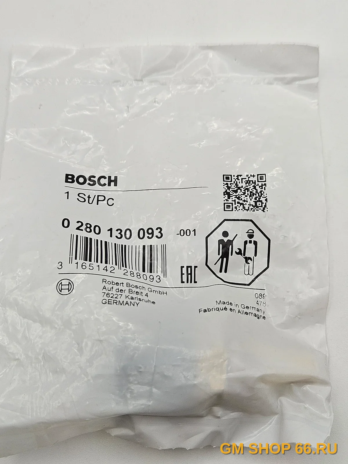 Датчик температуры охлаждающей жидкости Bosch 0280130093, Датчики двигателя для Opel Astra H — фото 1 из 2
