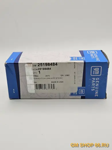 Лямбда зонд положение №1 General Motors General Motors A16XER/F16D4, Датчик кислородный, арт. 25198484 для Opel Astra J/Insignia; Chevrolet Cruze/Aveo T300 — фото 1 из 2