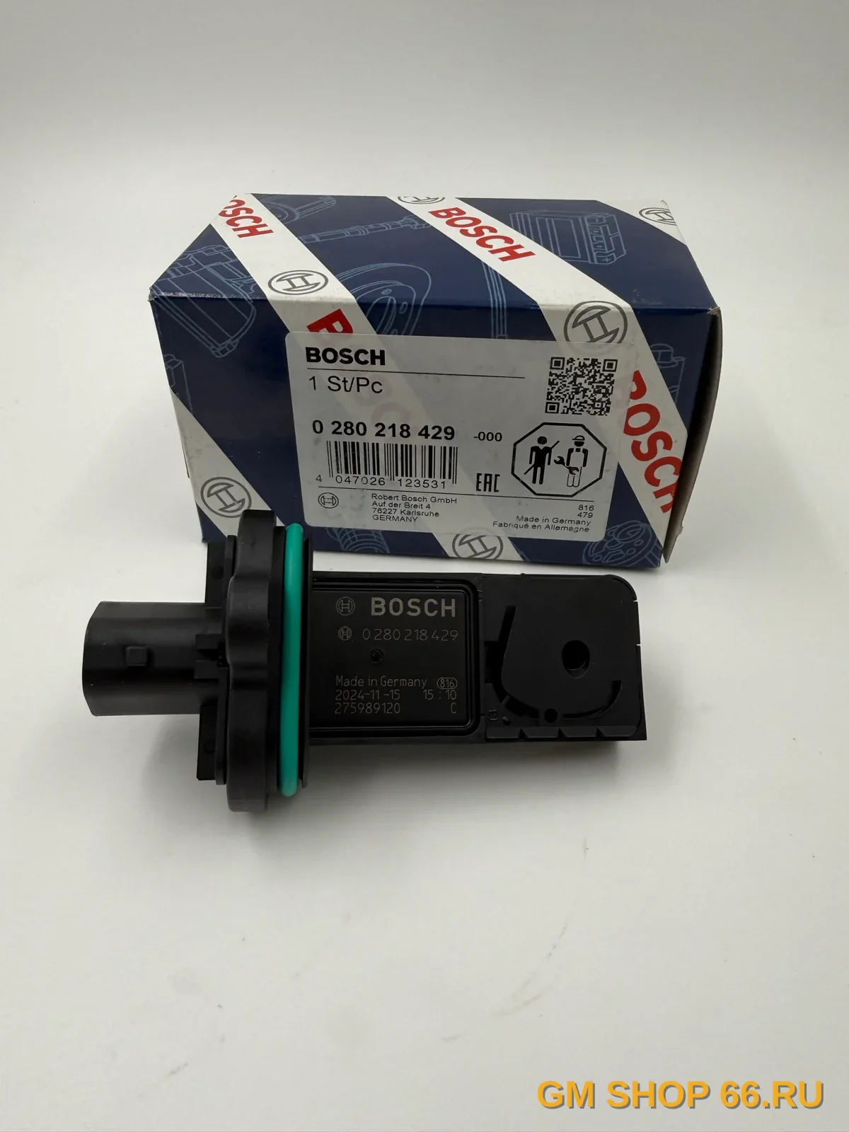 Датчик массового расхода воздуха Bosch 0280218429, Воздушная система для Opel Astra J/Meriva B — фото 3 из 3