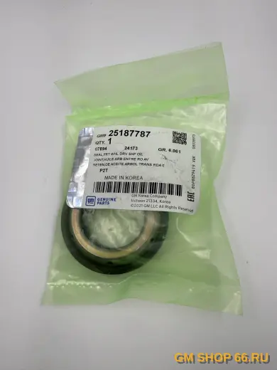 Сальник привода MКПП D16/D20 General Motors Opel Astra J GTC/Mokka/Zafira C Chevrolet Cruze/Lacetti/Orlando, Уплотнения коробки передач, арт. 25187787 — фото 1 из 4