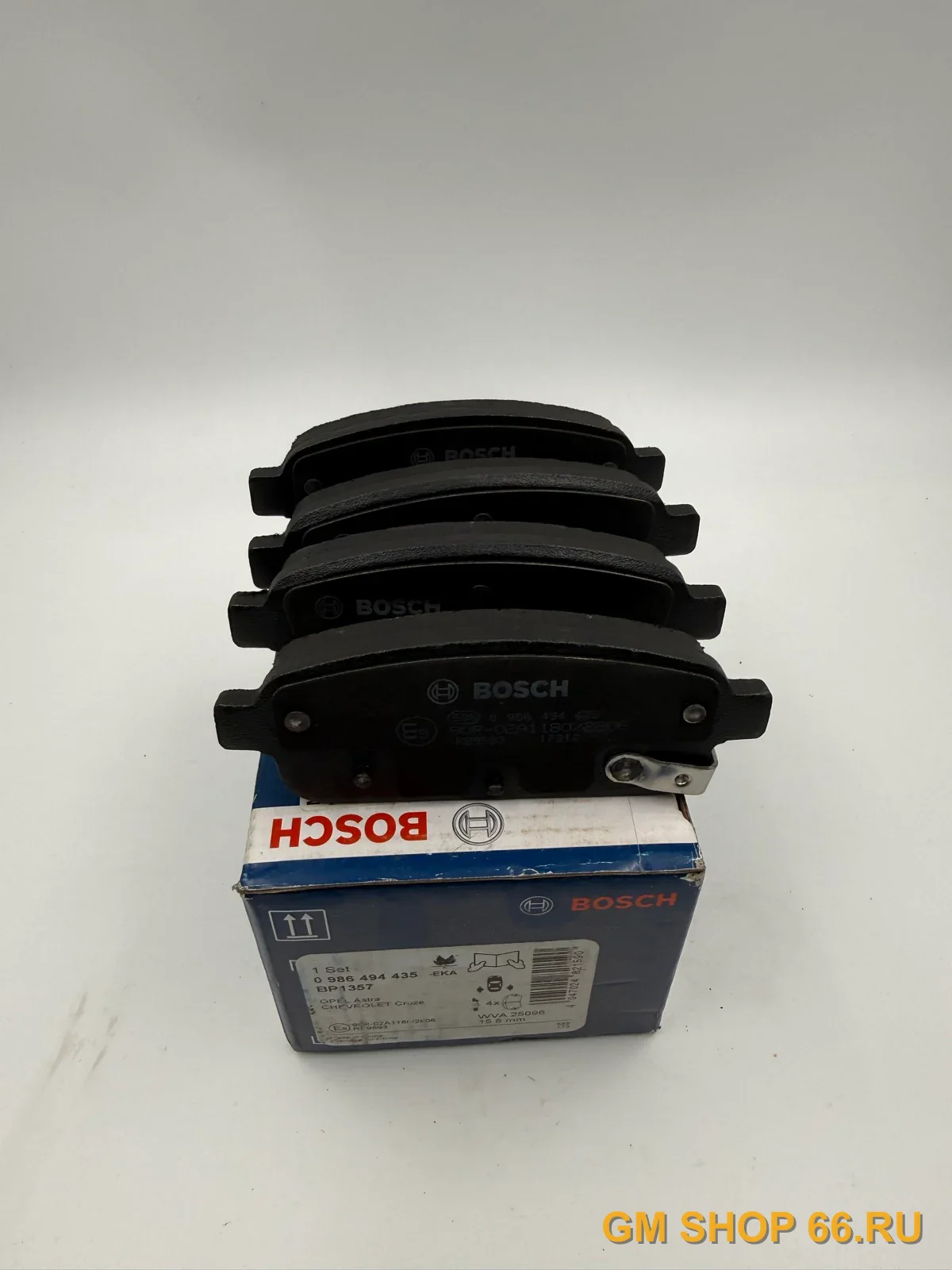 Колодки тормозные задние Bosch 0986494435 для Opel Astra J/Mokka Chevrolet Cruze Orlando — фото 2 из 2