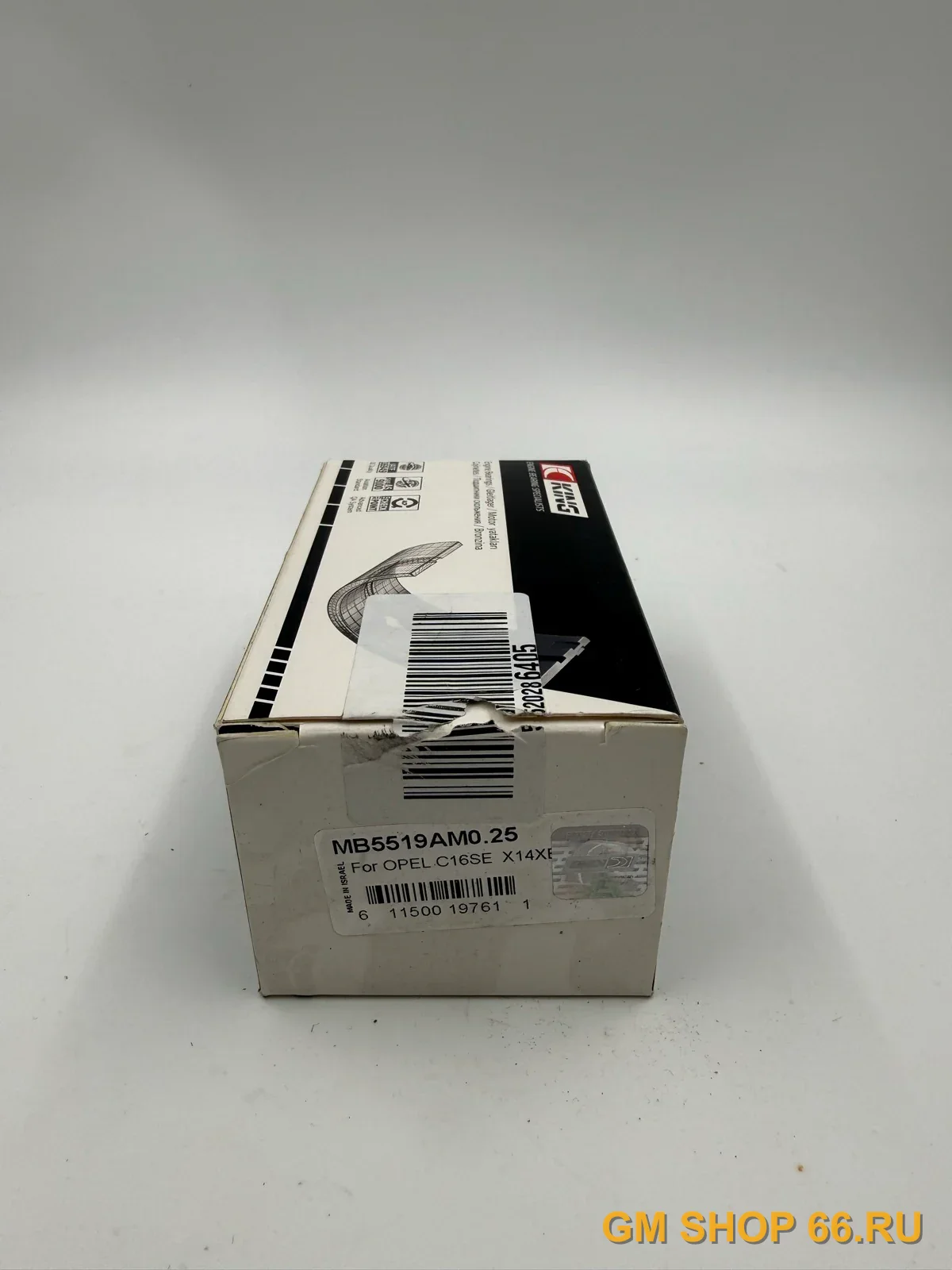Вкладыши коренные +0.25mm C1.2NZ/ King MB5519AM025 для Opel Astra G/H — фото 1 из 2