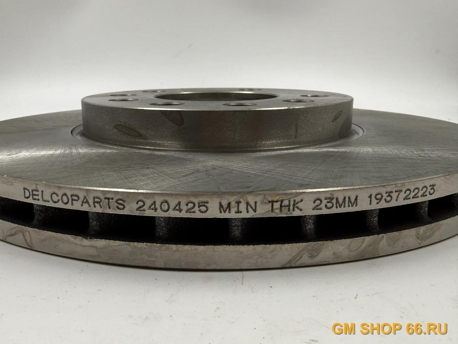 Диск тормозной передний 25X280 5 болтов Delcoparts 19372223 для Opel Astra H/Zafira B — фото 4 из 4