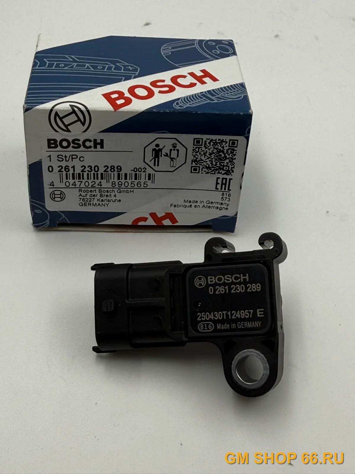 Датчик абсолютного давления Bosch 0261230289 для Opel Astra J — фото 2 из 3