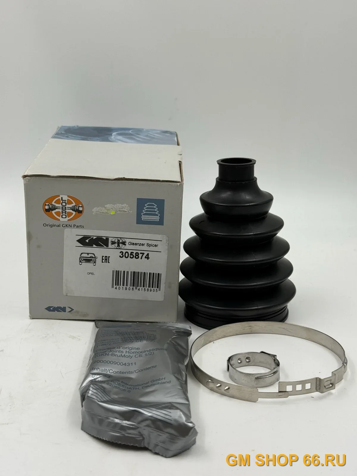 Пыльник ШРУСа наружный GKN/Spidan/Loebro 305874, Трансмиссия для Opel Corsa D — фото 1 из 2