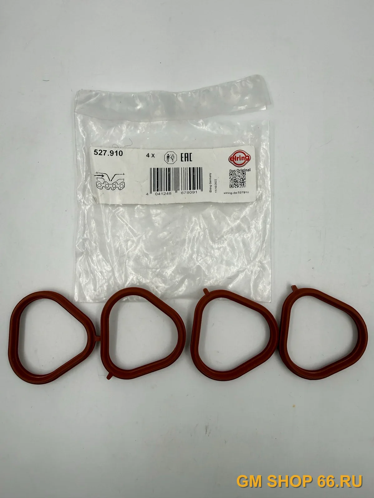 Прокладка впускного коллектора ELRING F14D3, F16D3, арт. 527910 для Chevrolet Cruze/Lacetti/Aveo T250/Aveo T255