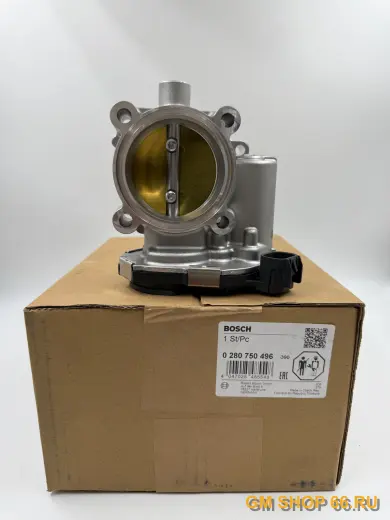 Дроссельная заслонка Bosch 0280750496 для Opel Astra J — фото 2 из 4