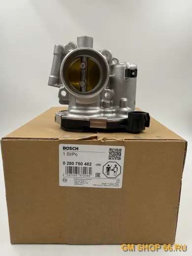 Дроссельная заслонка Bosch 0280750482 для Opel Astra J/Corsa D/Meriva — фото 2 из 4