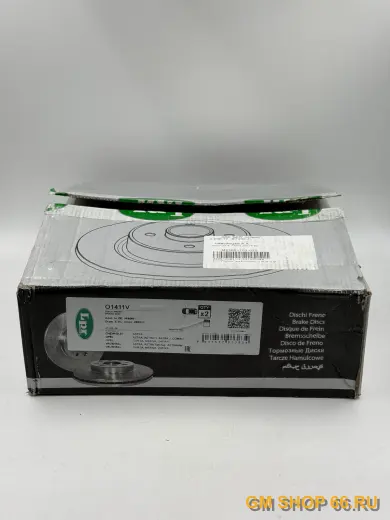 Диск тормозной передний AP/LPR O1411V, Тормозные диски для Opel Astra G/Astra H/Astra J/Corsa C/Meriva/Zafira A/Zafira B — фото 2 из 3
