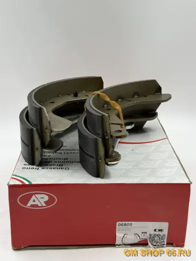 Колодки тормозные задние барабанные AP Opel Astra F / Vectra A / Corsa C / Nexia / Lanos, AP/LPR, арт. 06800 для Opel Corsa C — фото 1 из 2