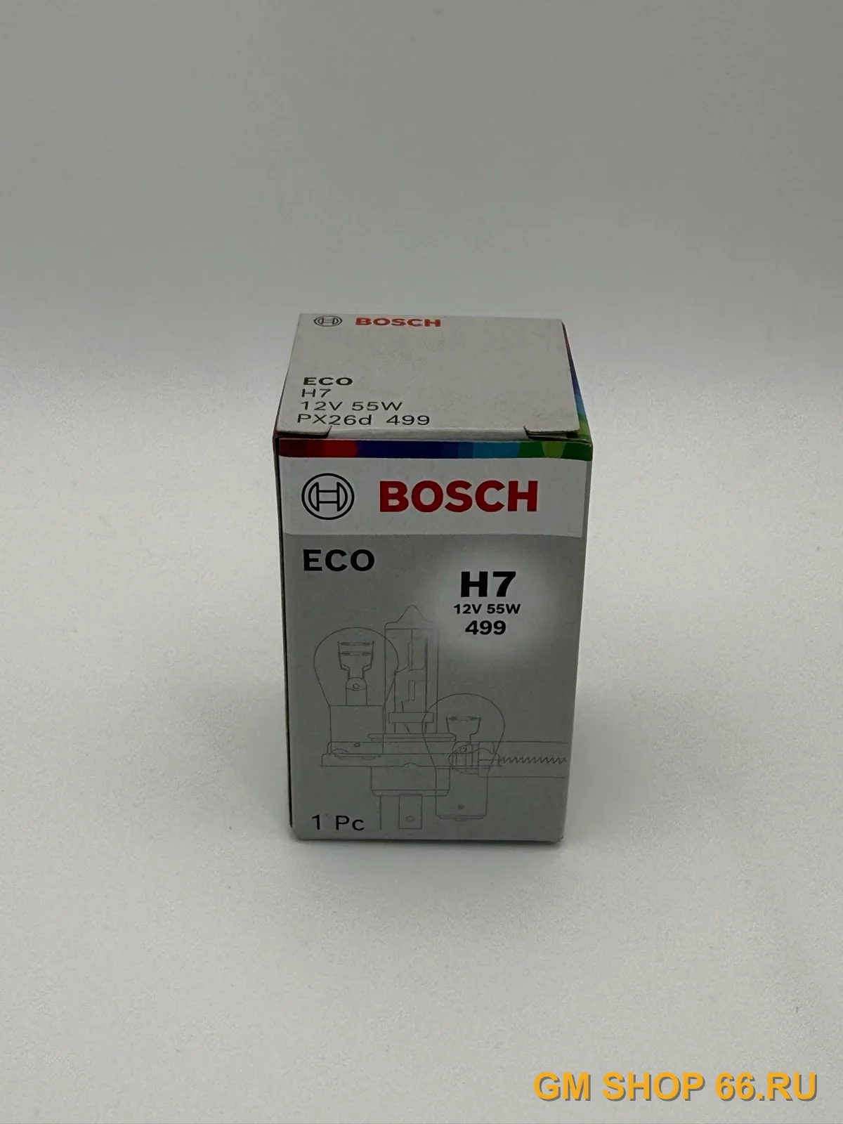 Лампа головного света ECO H7 12V 55W Bosch 1987302804 для Opel / Chevrolet — уточняйте применение по VIN — фото 1 из 3