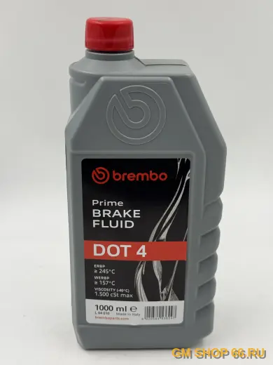 Жидкость тормозная BREMBO DOT4 1л, Тормозные жидкости, арт. L04010 — фото 1 из 3