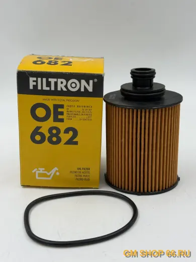 Фильтр масляный Filtron OE682, Масляные фильтры для Opel Astra H/Corsa C/Corsa D — фото 1 из 2