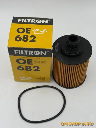 Фильтр масляный Filtron OE682, Масляные фильтры для Opel Astra H/Corsa C/Corsa D — фото 2 из 2