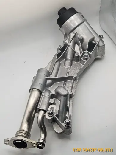 Корпус масляного фильтра GM 25199751, Радиатор масляный и комплектующие, General Motors для Opel Astra H/Astra J/Zafira B; Chevrolet Cruze/Aveo T300/Orlando — фото 2 из 5