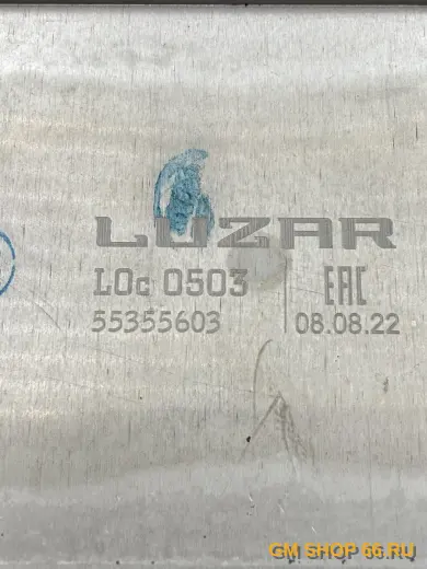 Радиатор маслоохладителя Luzar LOC0503, Масляные теплообменники для Opel Astra H/Astra J/Astra J GTC/Insignia A/Mokka/Zafira B/Zafira C/Vectra C; Chevrolet Cruze/Aveo T255/Aveo T30 — фото 4 из 4