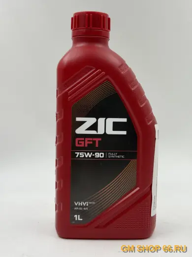 Жидкость трансмиссионная ZIC GFT 75W90 1л GL4/5, Масла, арт. 132629 для Chevrolet Cruze/Captiva/Lacetti/Aveo T250/Cobalt/Orlando — фото 1 из 2