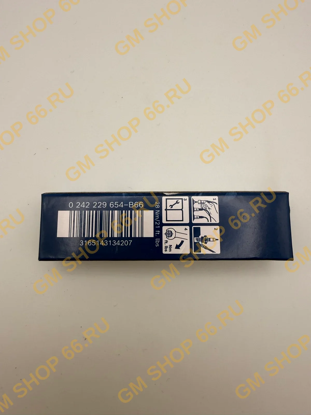 Свеча зажигания ZZ24SED Bosch 0242229654 для Opel Astra G/Zafira A/Vectra C/Antara; Chevrolet Captiva — фото 1 из 4