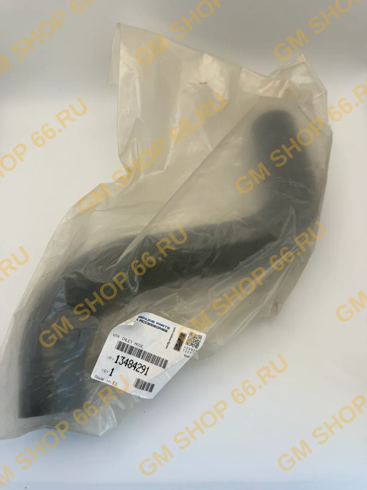 Шланг радиатора впускной МКПП GM 13484291, Патрубки и шланги системы охлаждения, General Motors для Opel Mokka — фото 1 из 2