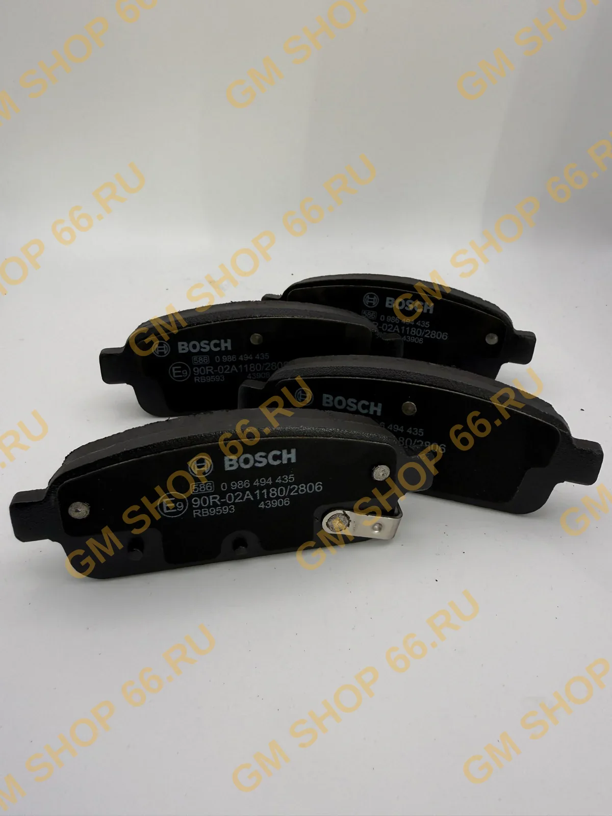 Колодки тормозные задние Bosch 986494435 для Opel Astra J/Mokka/Zafira C; Chevrolet Orlando — фото 1 из 2