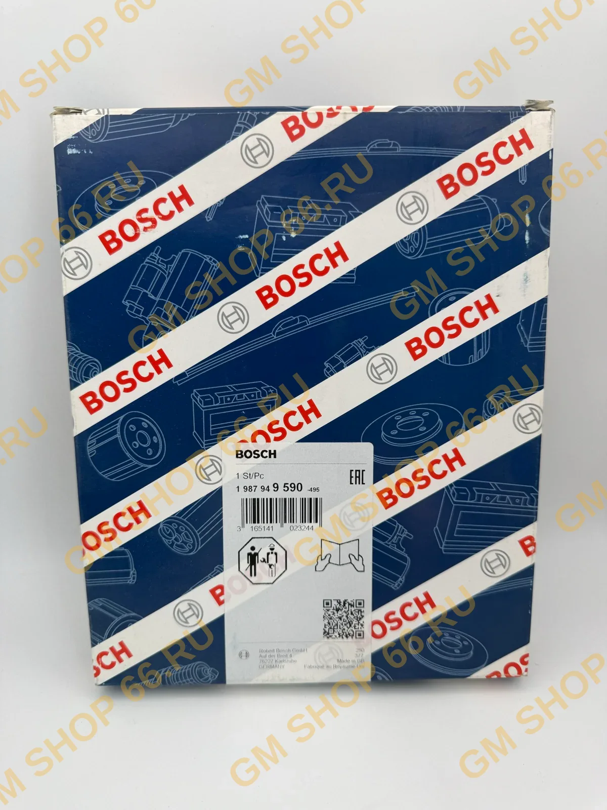 Ремень ГРМ Bosch 1987949590, Ремни для Opel Astra H/Astra J/Zafira B; Chevrolet Cruze/Aveo T300 — фото 1 из 2