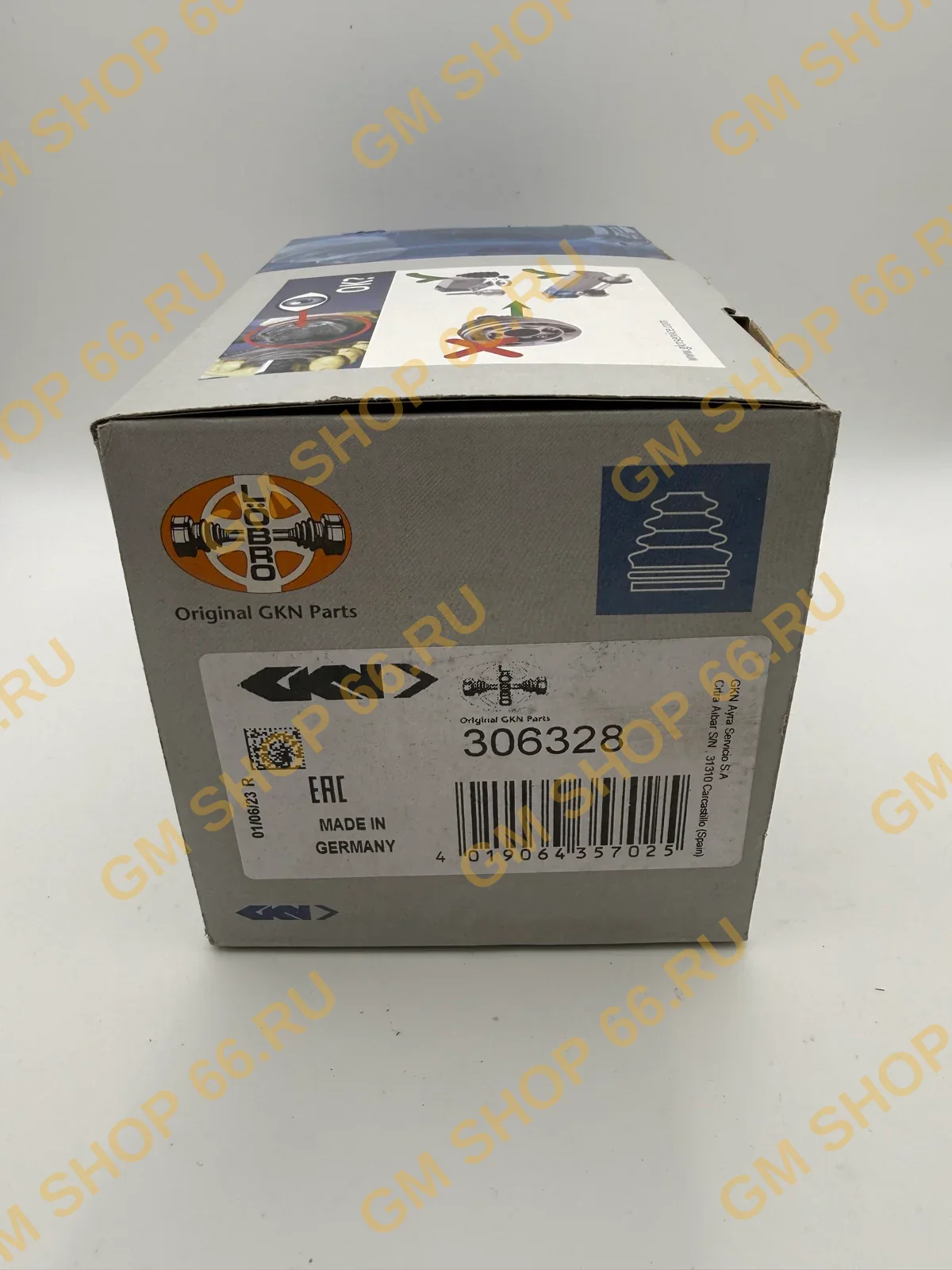 Пыльник ШРУСа наружный GKN/Spidan/Loebro 306328 для Opel Astra H/Zafira B/Vectra C — фото 1 из 2