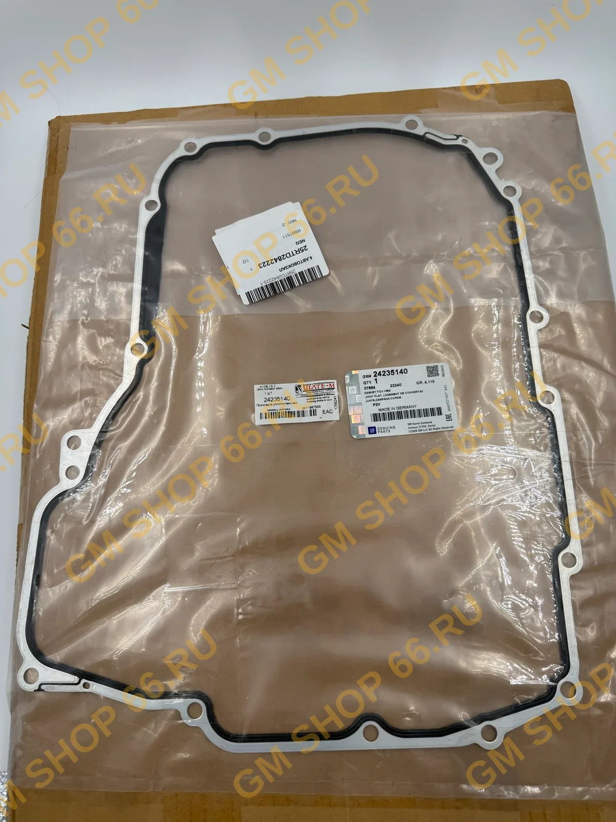 Прокладка корпуса АКПП GM 24235140, General Motors для Opel Astra J