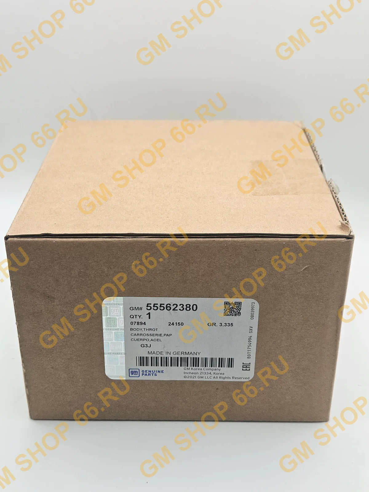 Заслонка дроссельная GM 55562380, Воздушная система, General Motors для Opel Astra H Chevrolet Cruze/Orlando — фото 1 из 4