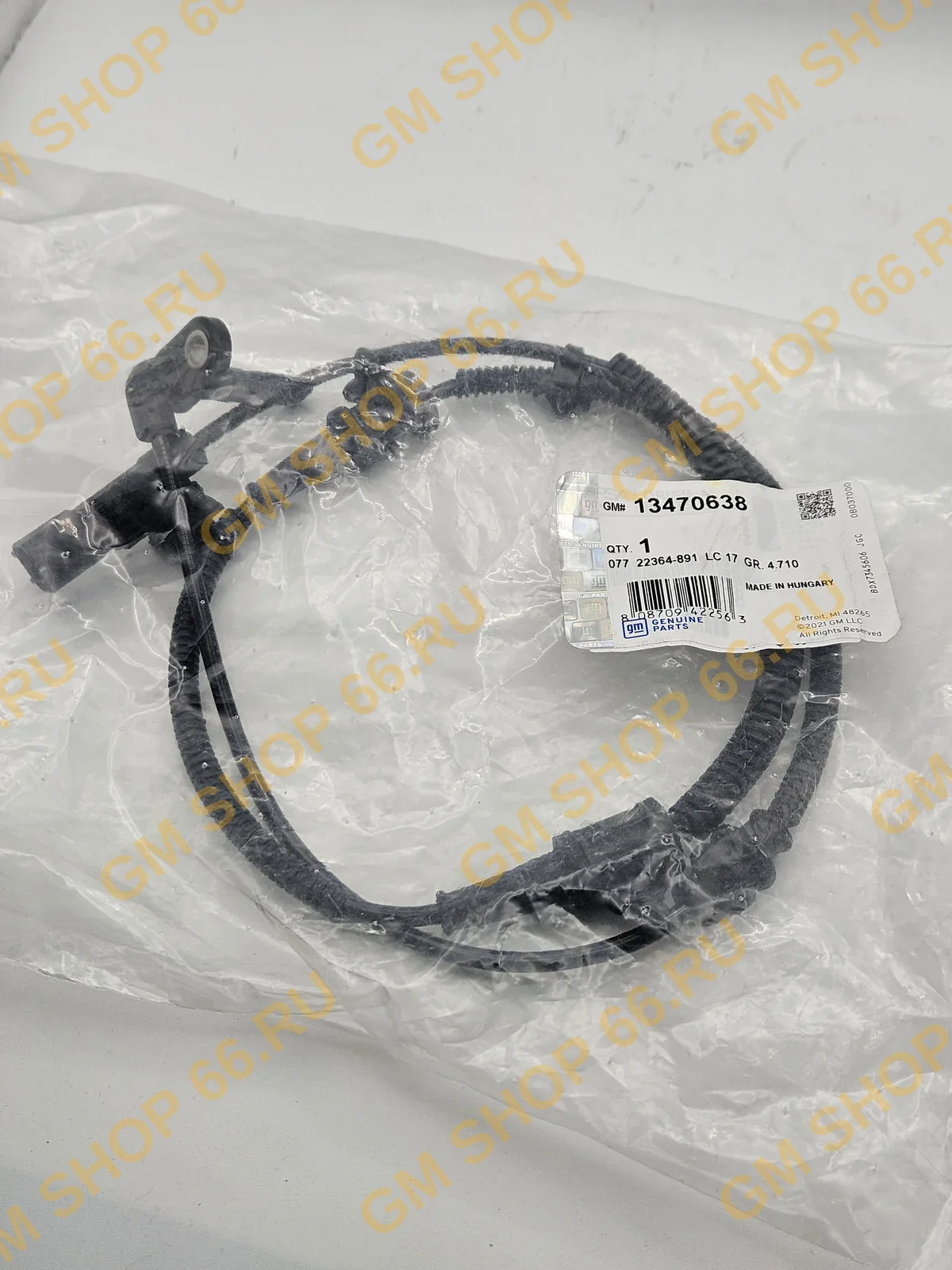 Датчик ABS передний GM 13470638, Датчики ABS, General Motors для Opel Astra J GTC — фото 1 из 4