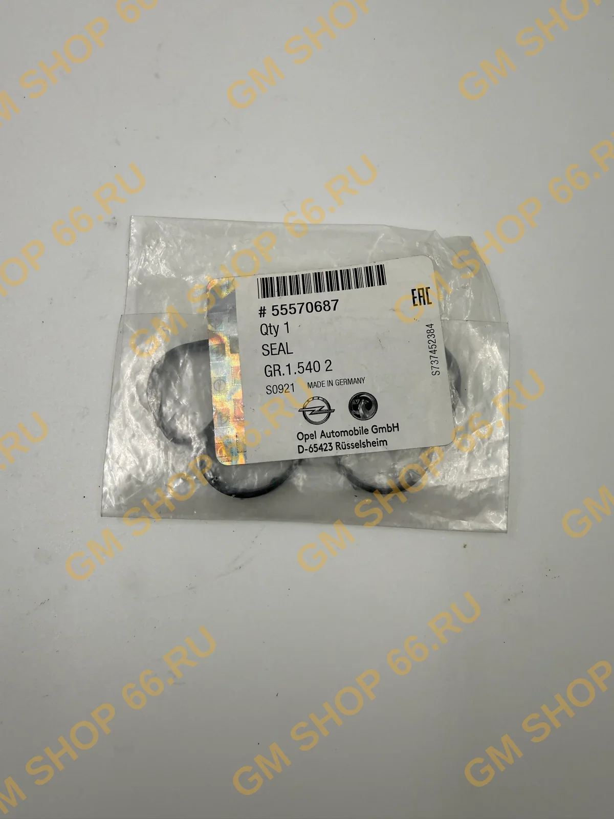 Прокладка маслоохладителя GM 55570687, General Motors для Opel Astra J/Insignia/Zafira C — фото 1 из 2