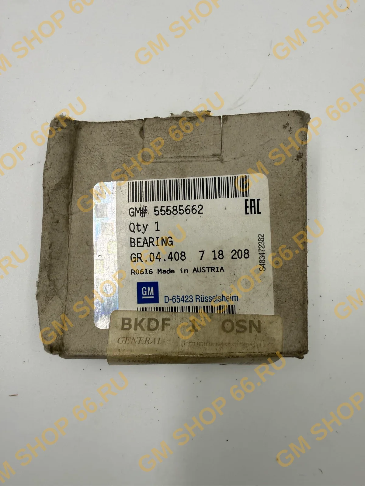 Подшипник верхнего/нижнего вторичного вала задний GM 55585662, General Motors для Opel Astra H/J — фото 1 из 2