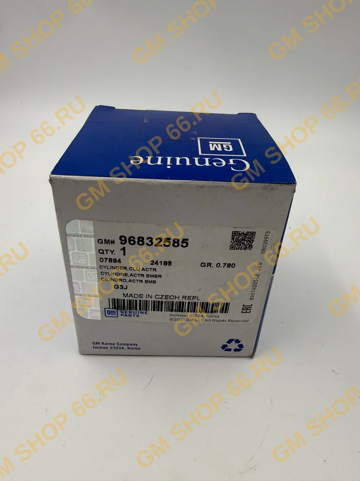 Подшипник выжимной гидравлический GM 96832585, General Motors для Opel Astra J GTC/Zafira C; Chevrolet Cruze/Lacetti/Orlando — фото 1 из 3