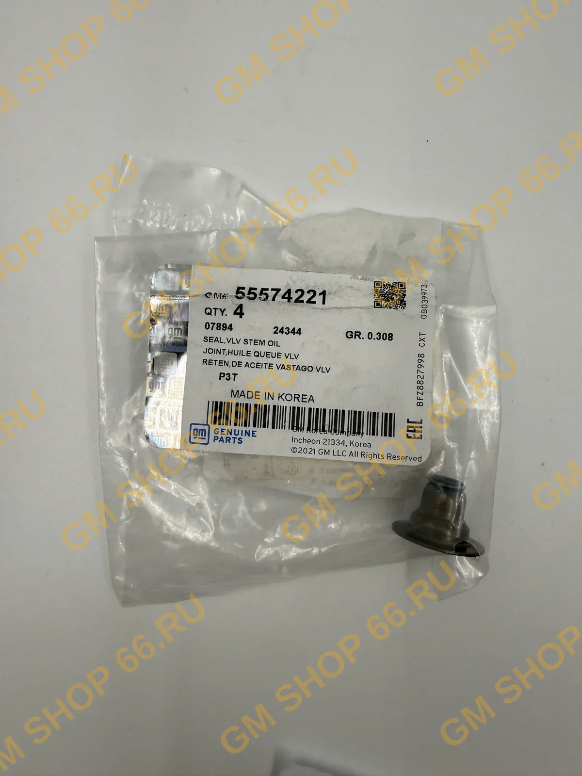 Колпачок маслосъёмный GM 55574221, General Motors для Opel Astra H/Astra J/Zafira B; Chevrolet Cruze/Aveo T300