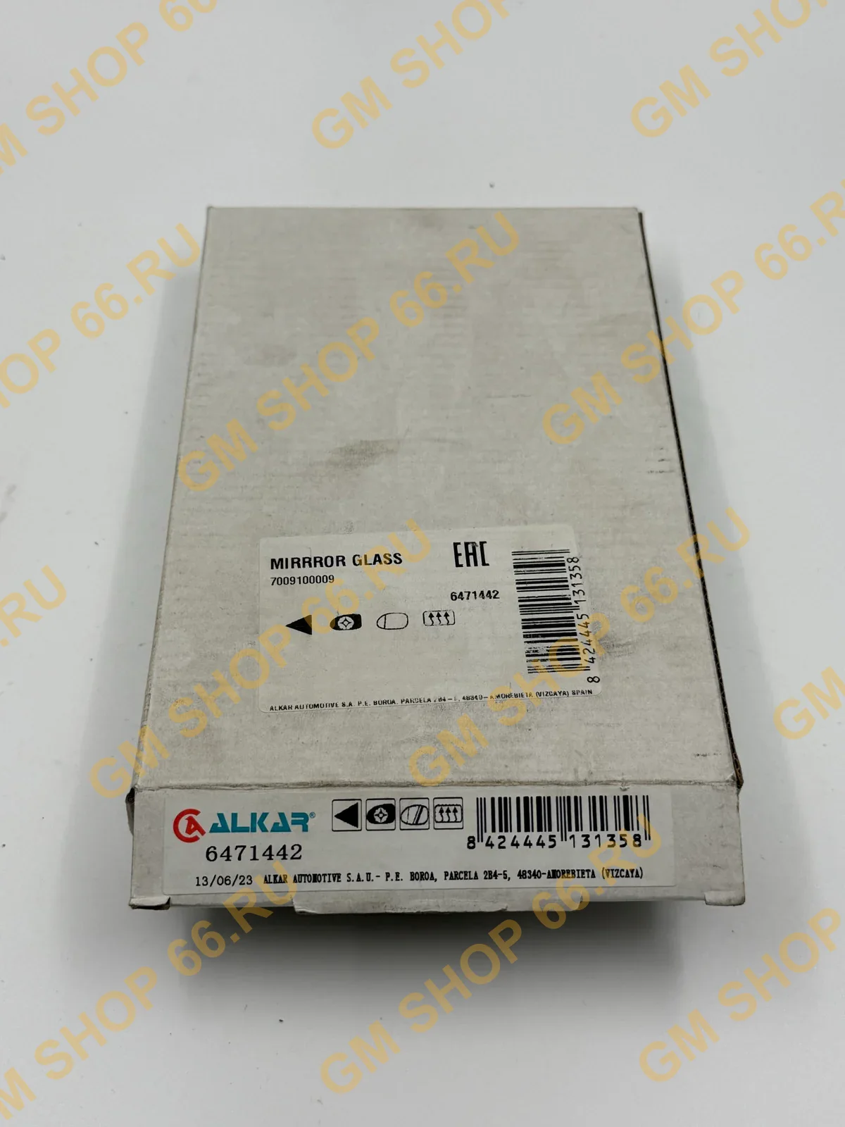 Стекло зеркала заднего вида левое c обогревом Alkar 6471442 для Opel Astra J — фото 1 из 3