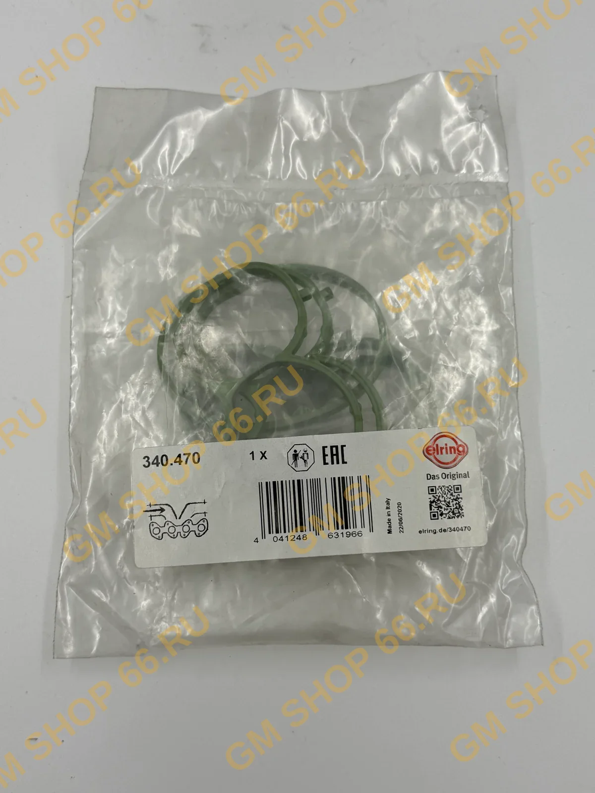 Комплект прокладоу впускного коллектора Elring 340470 для Opel Insignia A