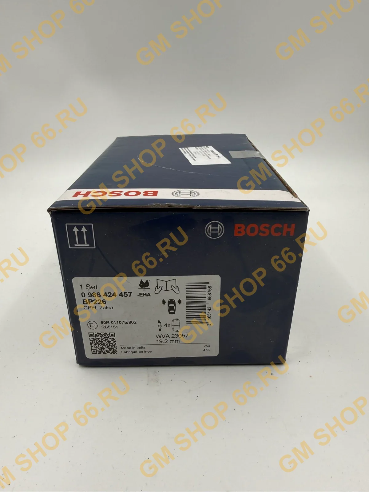 Колодки тормозные передние Bosch 0986424457 для Opel Astra H/Zafira B — фото 1 из 2