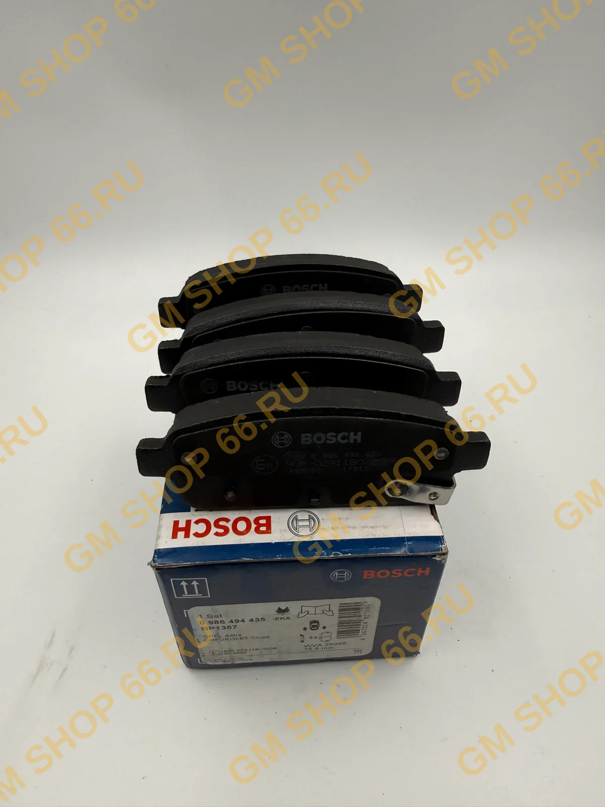 Колодки тормозные задние Bosch 0986494435 для Opel Astra J/Mokka Chevrolet Cruze Orlando — фото 1 из 2