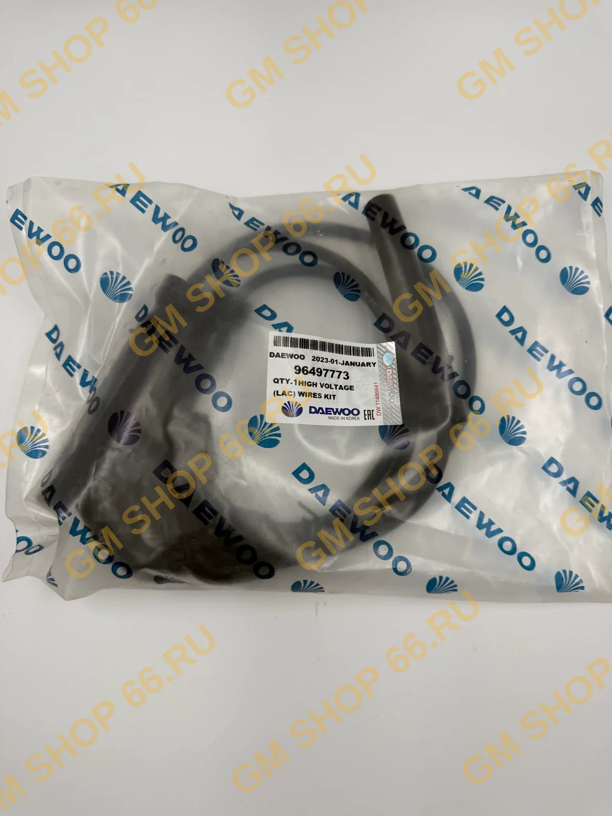 Провода высоковольтные, к-кт GM 96497773, Свечи зажигания, General Motors для Chevrolet Cruze/Aveo T250 — фото 1 из 2