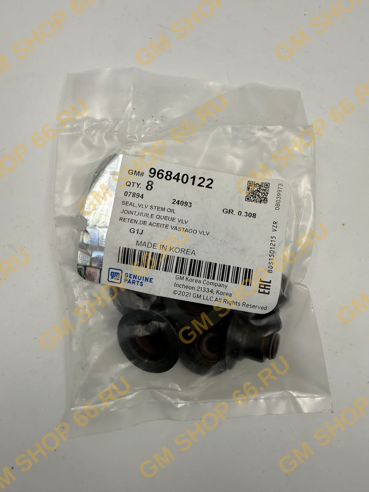 Колпачок маслосъёмный GM 96840122, General Motors для Chevrolet Cruze/Lacetti/Aveo T250