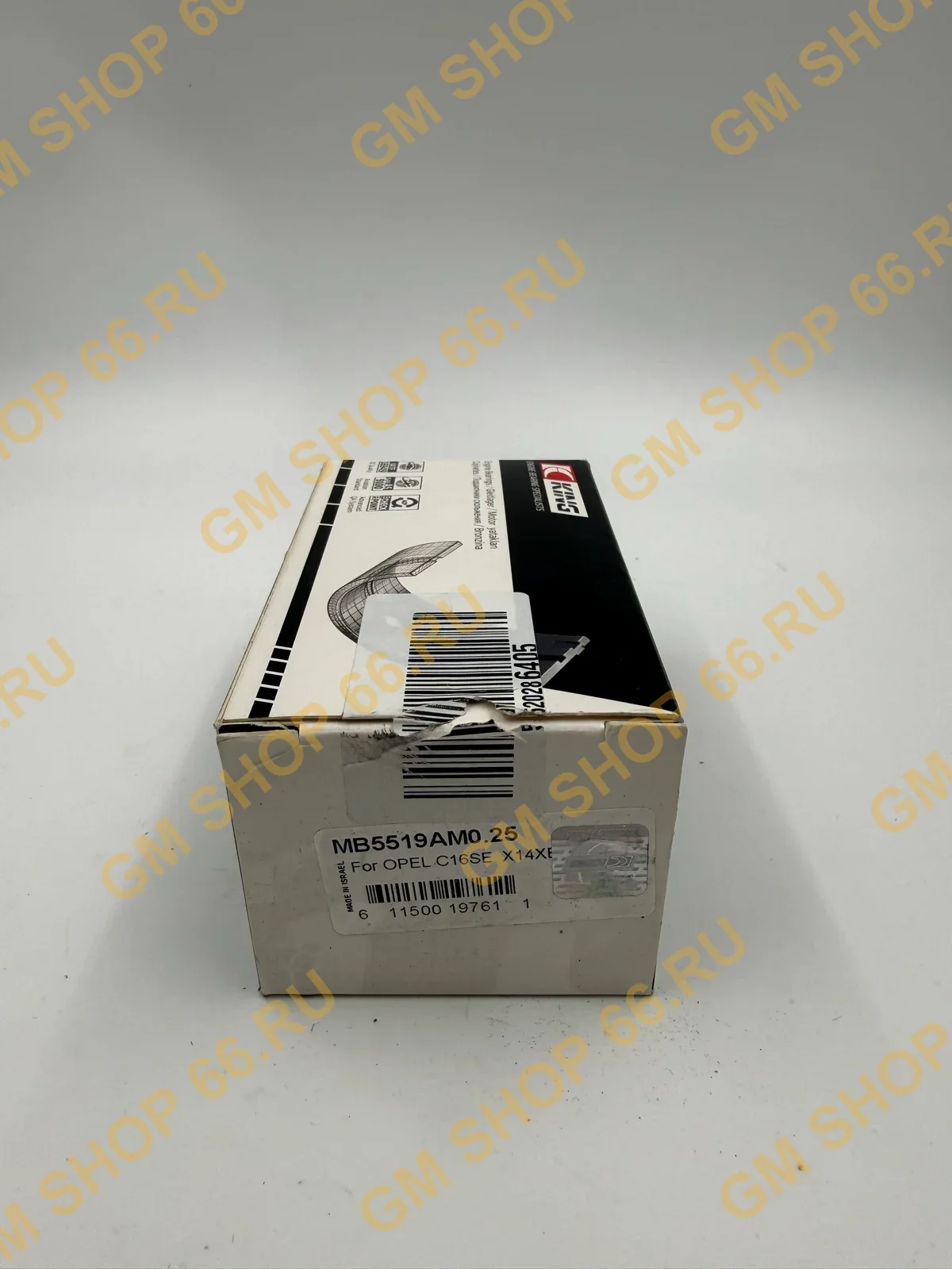 Вкладыши коренные +0.25mm C1.2NZ/ King MB5519AM025 для Opel Astra G/H — фото 1 из 2