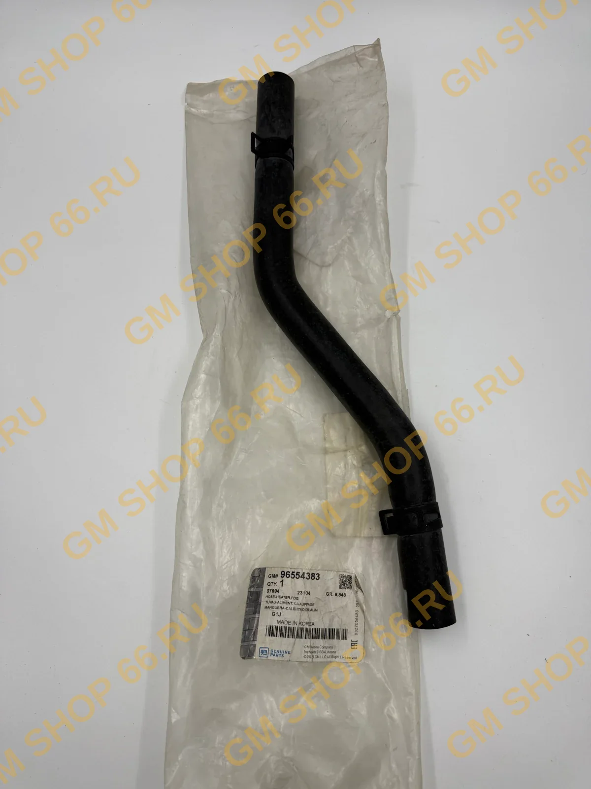 Патрубок печки GM 96554383, Патрубки отопительной системы, General Motors для Chevrolet Lacetti
