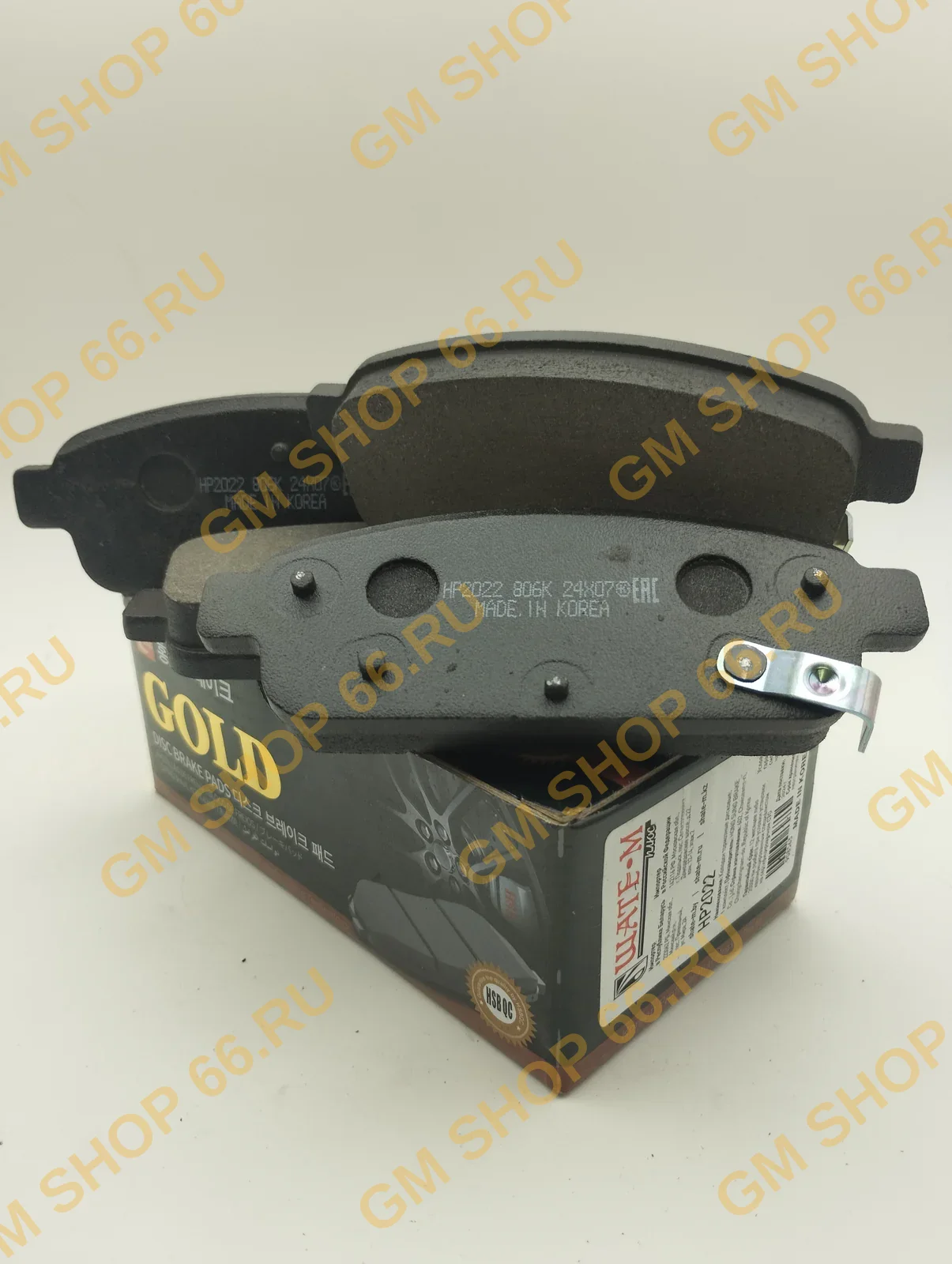 Колодки тормозные задние HSB HP2022 для Opel Astra J; Chevrolet Cruze — фото 1 из 2