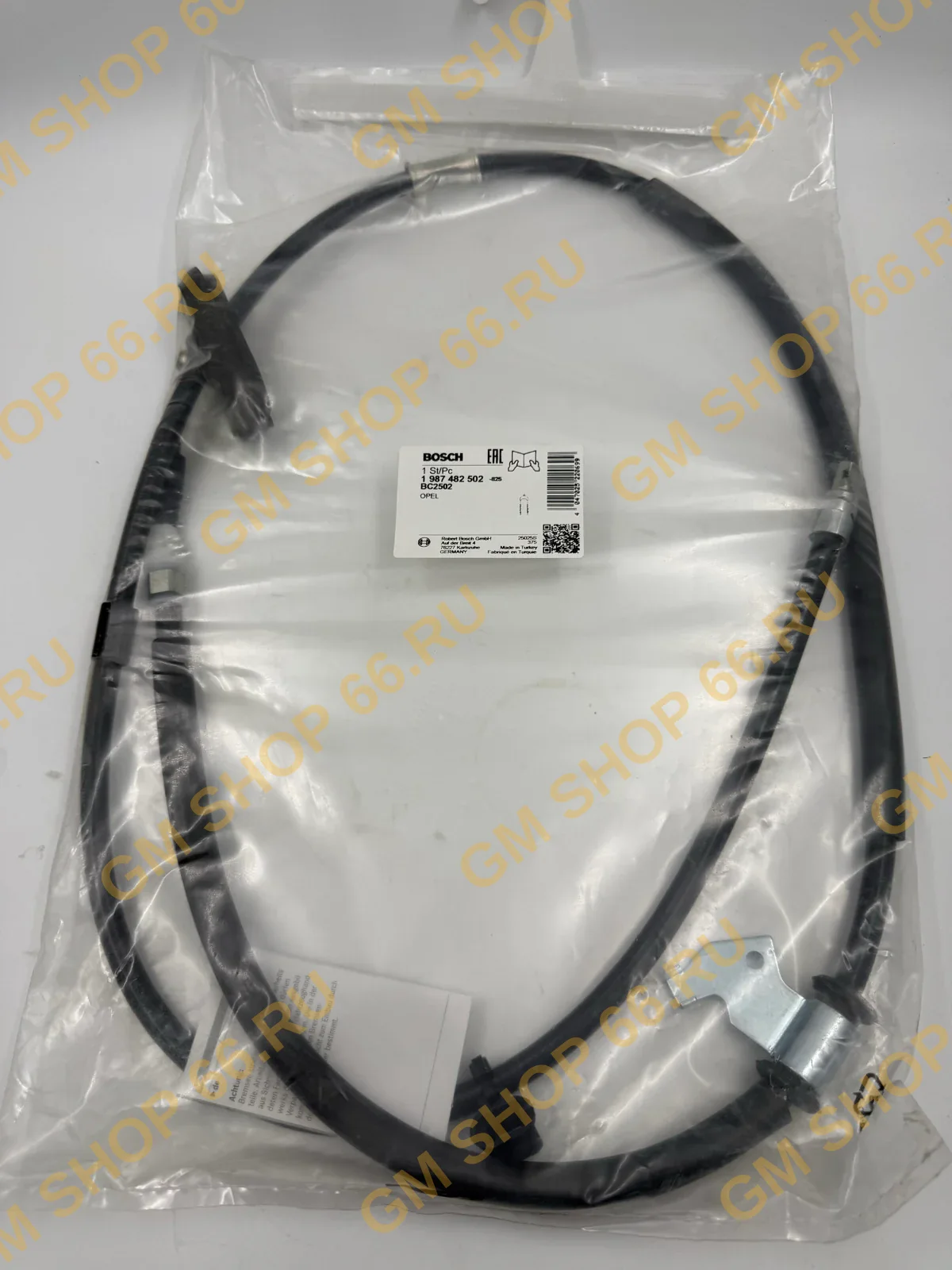 Трос ручного тормоза правый Bosch 1987482502 для Chevrolet Cruze/Opel Astra J