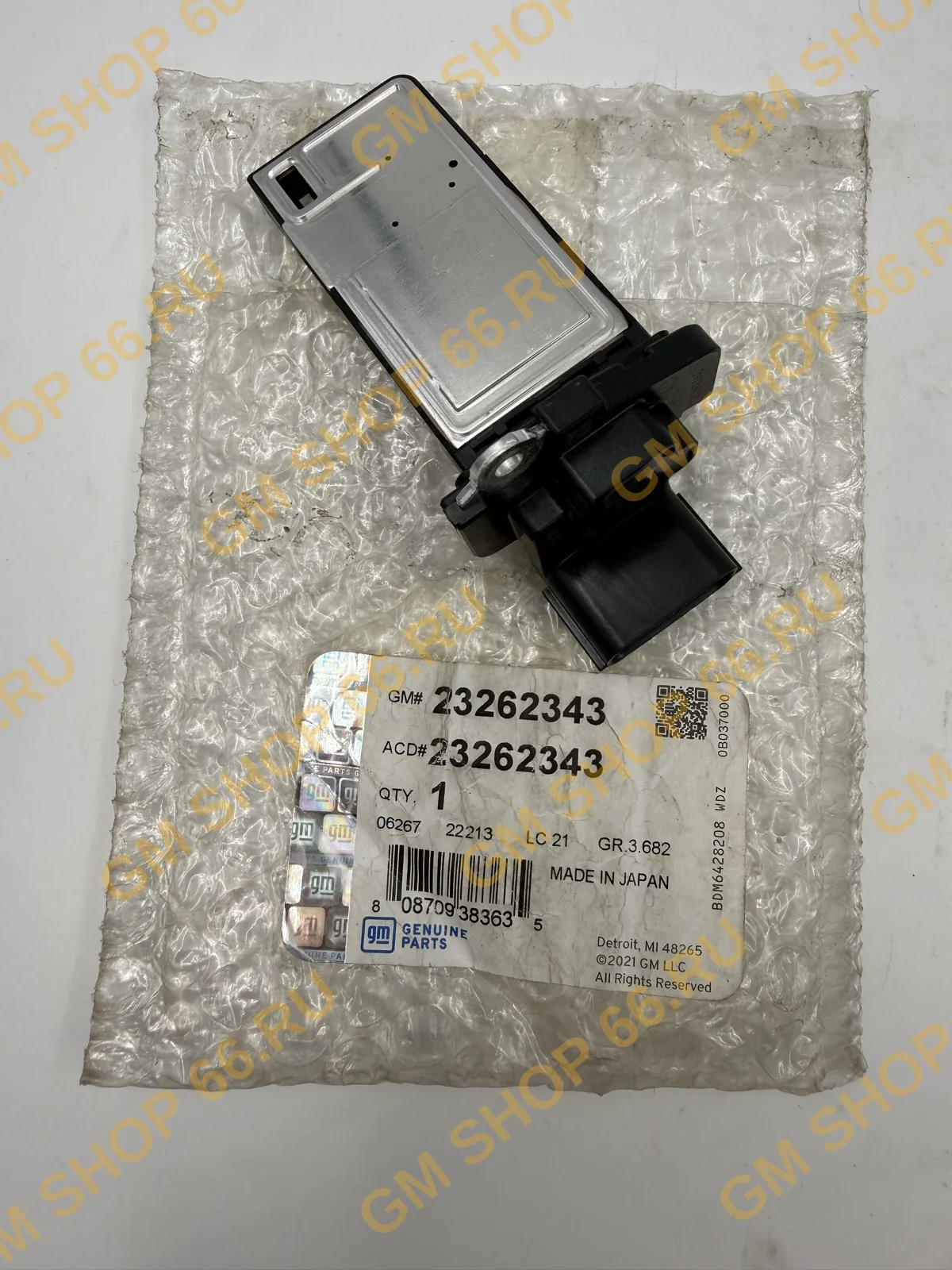 Датчик массового расхода вздуха GM 23262343, General Motors для Cadillac SRX — фото 1 из 3