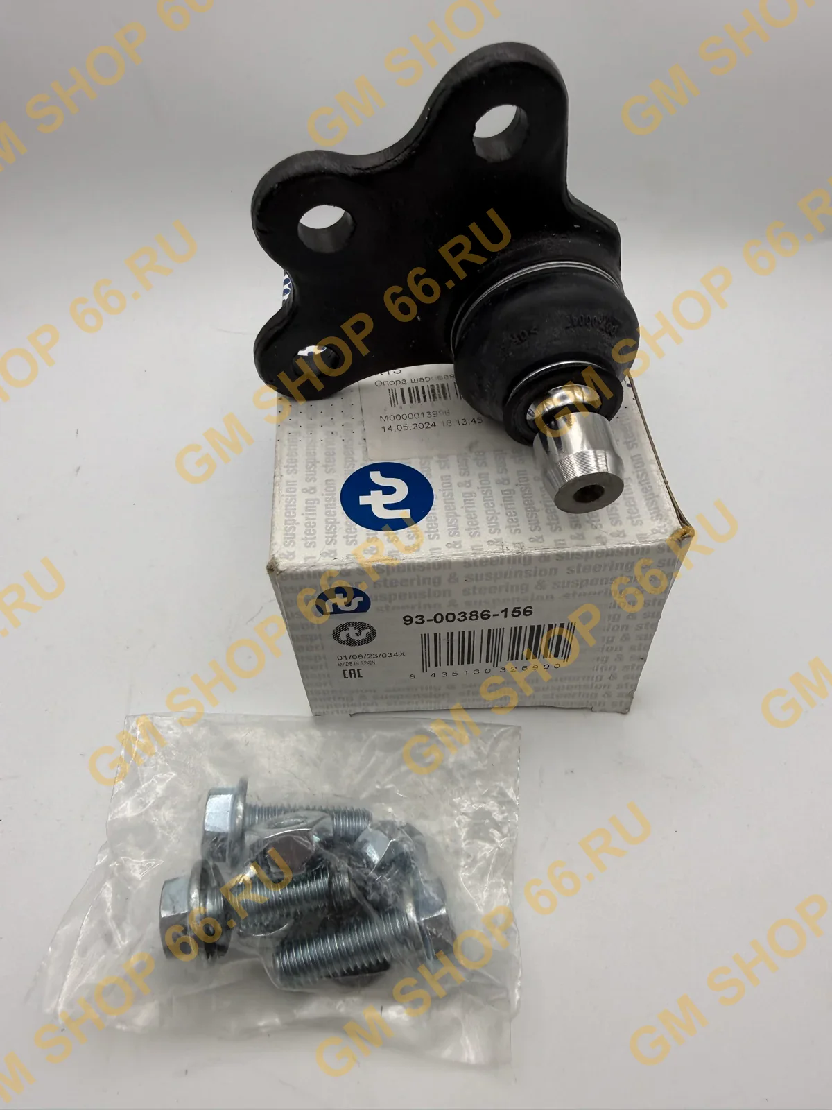 Опора шаровая правая RTS 9300386156, Шаровые опоры для Opel Meriva — фото 1 из 2