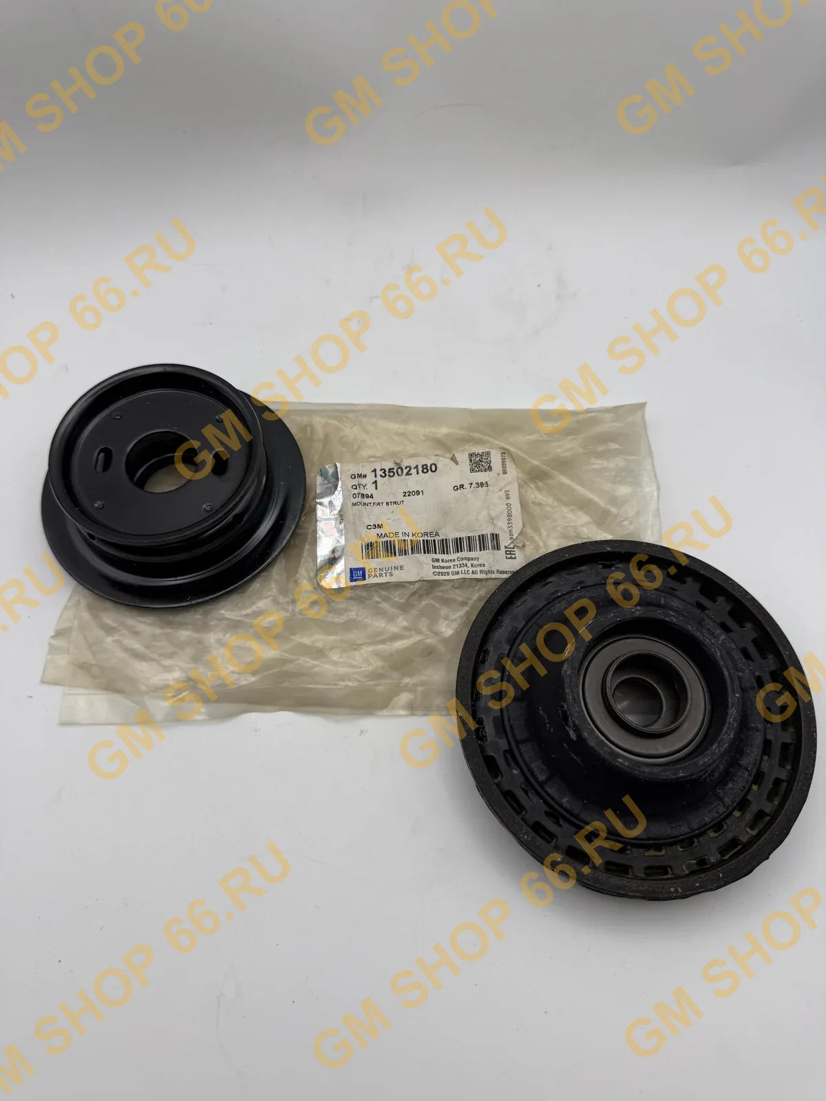 Опора стойки передняя GM 13502180, Опоры амортизаторов, General Motors для Chevrolet Spark M300 — фото 1 из 2
