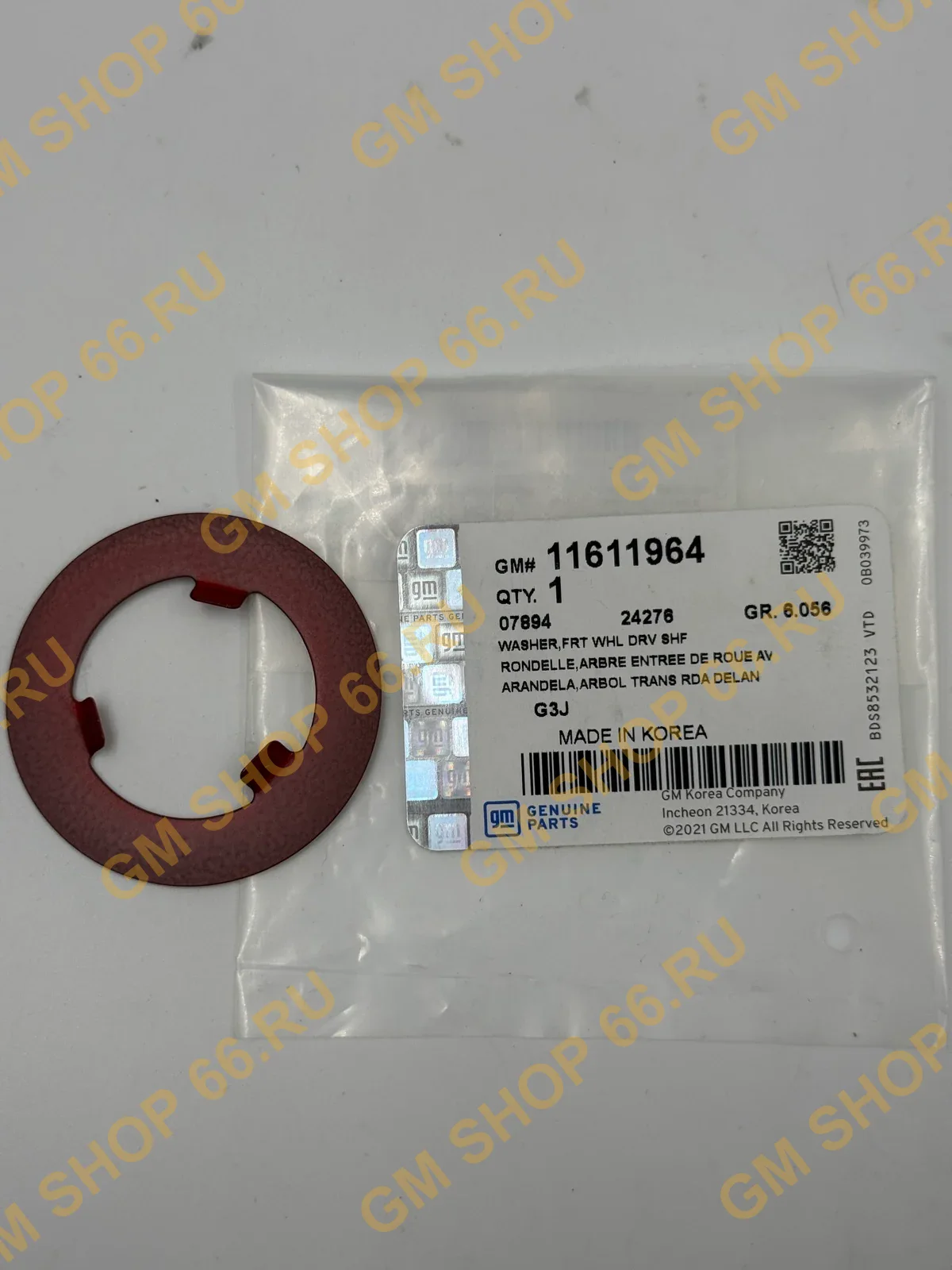 Шайба ABS передняя GM 11611964, Датчики ABS, General Motors для Opel Astra J