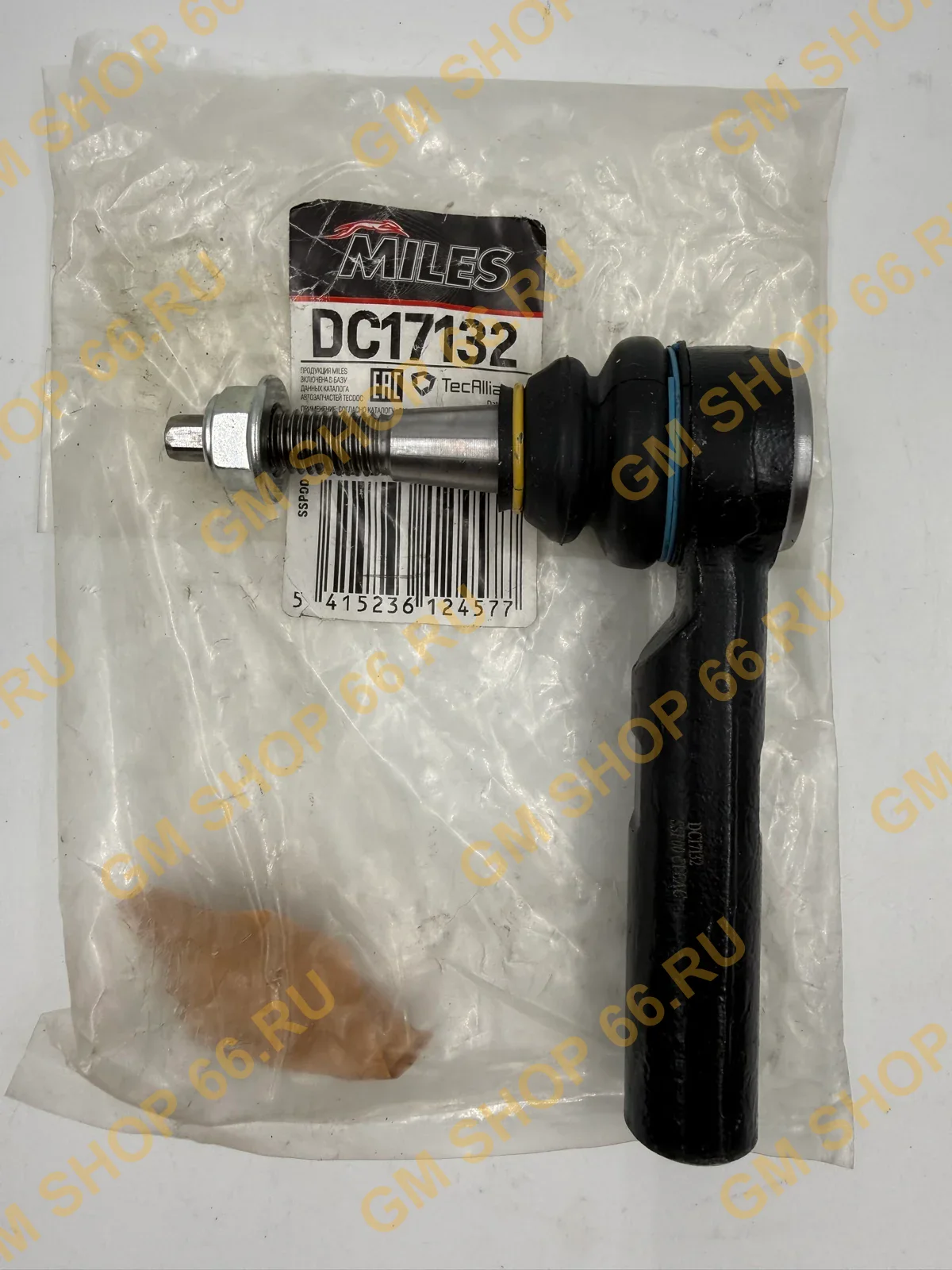 Наконечник рулевой тяги Miles DC17132, Наконечники рулевых тяг для Opel Astra J/Zafira C; Chevrolet Cruze/Orlando — фото 1 из 2