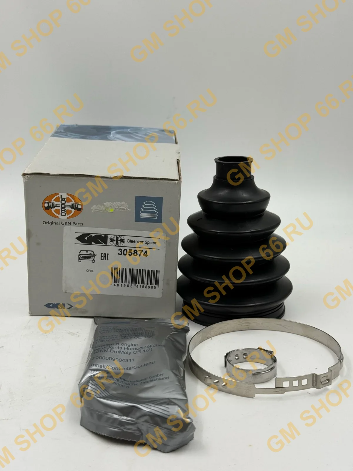 Пыльник ШРУСа наружный GKN/Spidan/Loebro 305874, Трансмиссия для Opel Corsa D — фото 1 из 2