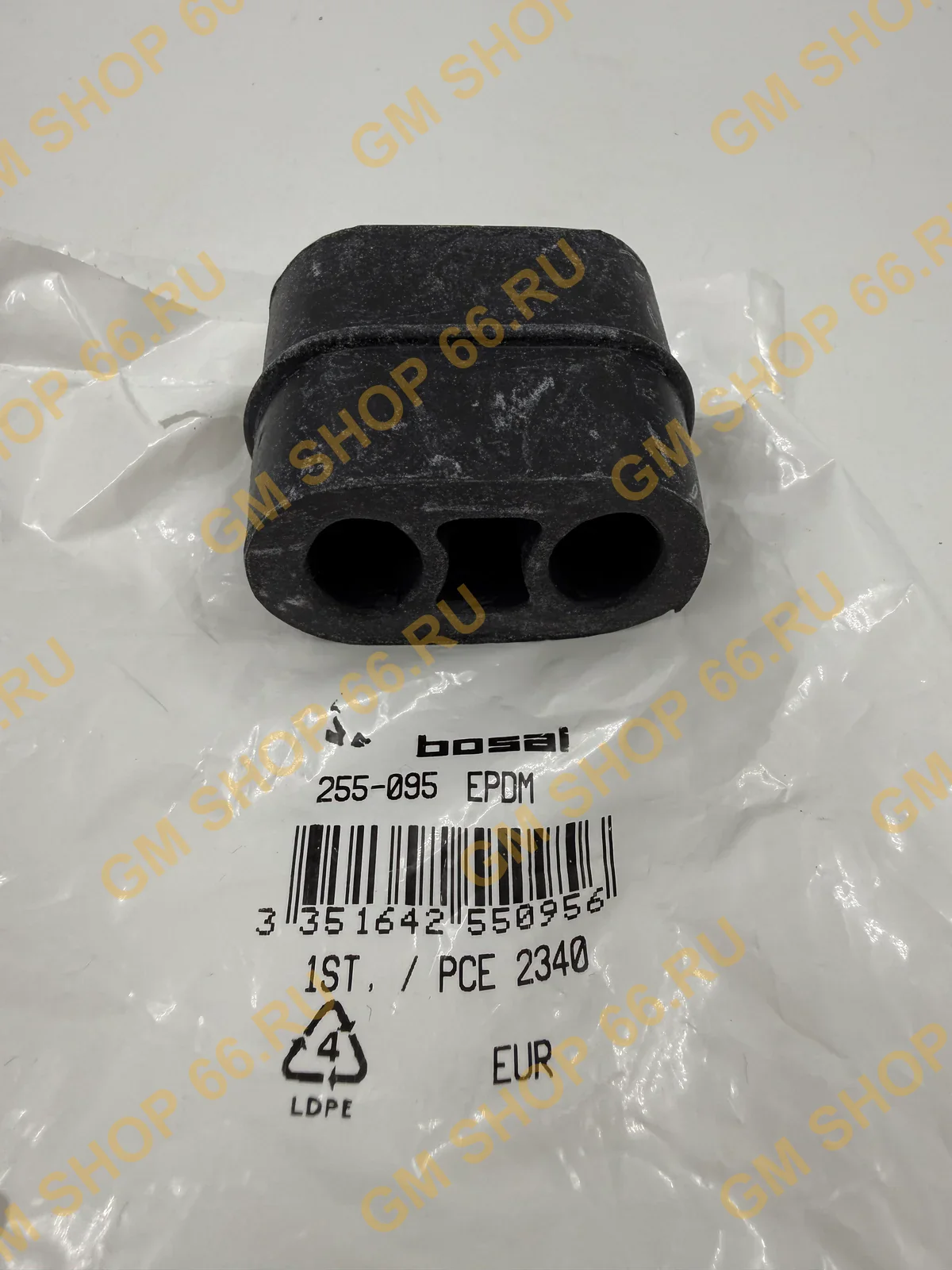 Сайлентблок крепления глушителя Bosal 255095 для Opel Astra H/Astra J/Astra J GTC/Corsa D/Zafira A/Zafira B — фото 1 из 2